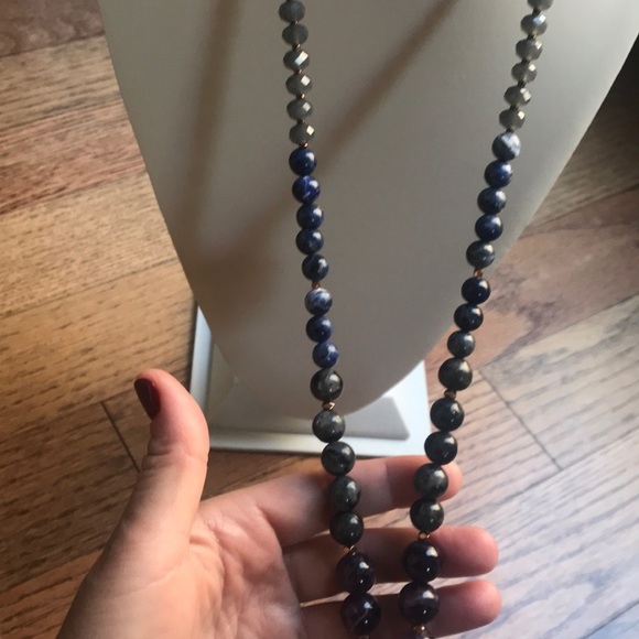 Wonderful Anthropologie Long Multi-Stone Necklace - Picture 3 of 8